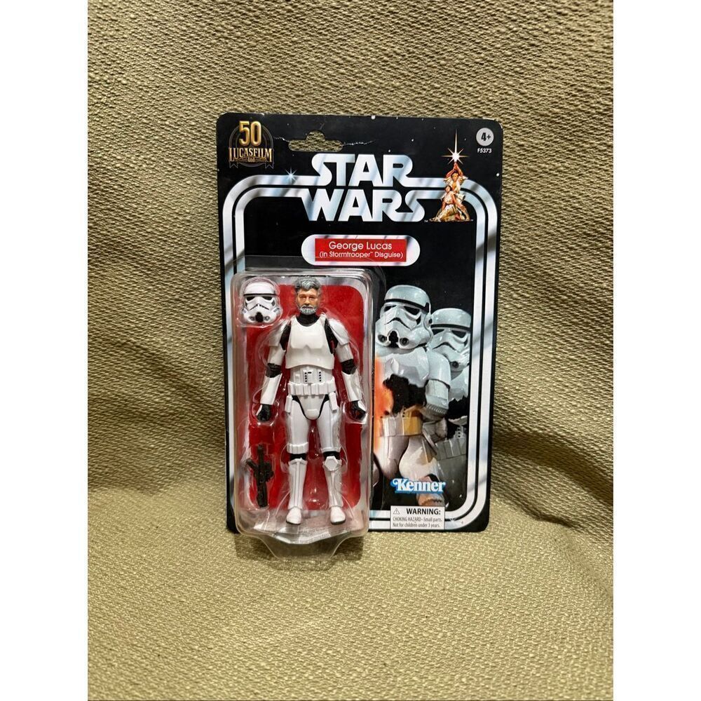 Kenner Star Wars Black Series 50th George Lucas Stormtrooper Action Figure 2022